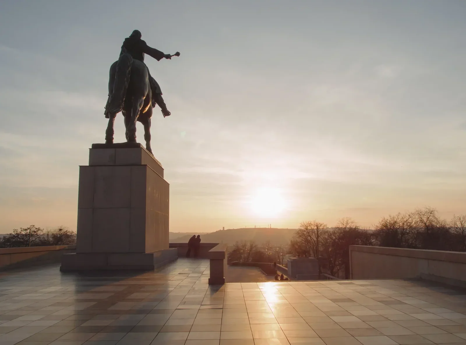 Mapa przykładowej trasy śladami Franza Kafki